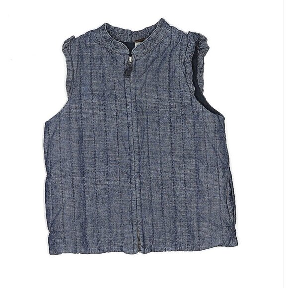 TEA Collection Chambray Vest Size L (Youth) - Picture 1 of 2